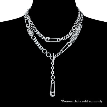 ROGUE Single Safety Pin Necklace