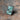 GEMSTONE Large Rectangular Emerald in Black Matrix Ring: Size 9-9.25