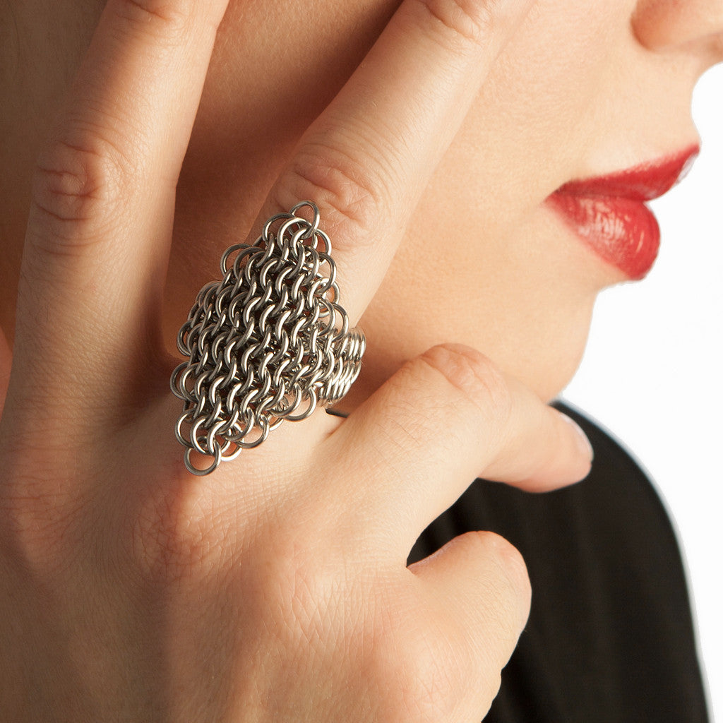 PURE Diamond Ring – Rapt In Maille