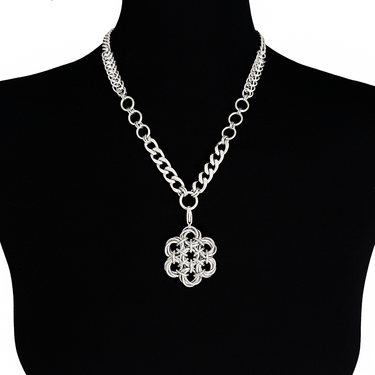 METAL "Build Your Own" Convertible Necklace - Nest Flower Attachment