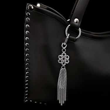 NEST Flower Tassel Purse Charm/Keychain