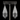 THORN Triangle Fringe Chandelier Earrings