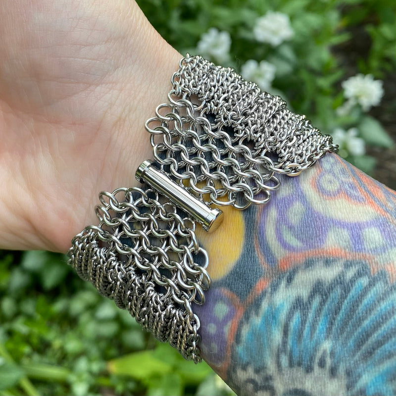 GEMSTONE Oval Larimar Cuff Bracelet