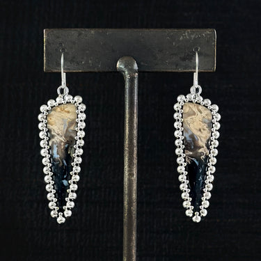 FALL GEMSTONE 2025 Palm Root Agate Shard Earrings