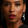 METAL Triple Disk Chain Earrings