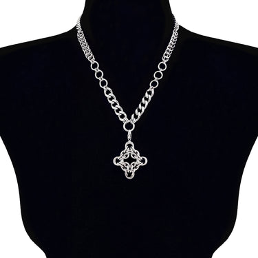 METAL "Build Your Own" Convertible Necklace - Gothic Diamond Attachment