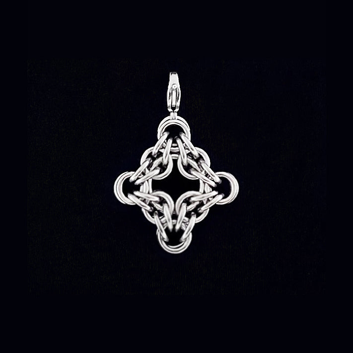 METAL "Build Your Own" Convertible Necklace - Gothic Diamond Attachment