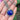 SUMMER GEMSTONE 2025 Small Round Lapis Pendant With Flower