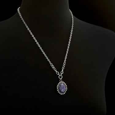 SUMMER GEMSTONE 2025 Small Octagonal Lithium Quartz Pendant
