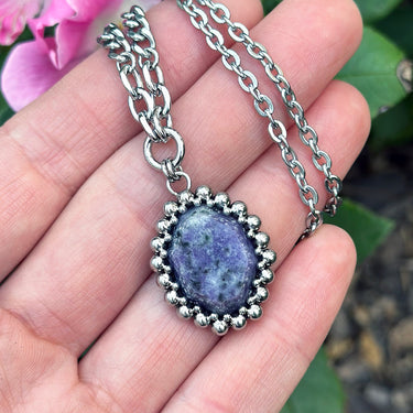 SUMMER GEMSTONE 2025 Small Octagonal Lithium Quartz Pendant