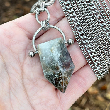 FALL GEMSTONE 2025 Phantom Quartz Crystal Pendant