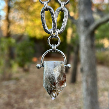 FALL GEMSTONE 2025 Phantom Quartz Crystal Pendant