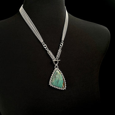 SUMMER GEMSTONE 2025 Triangular Pilbara Jasper Pendant