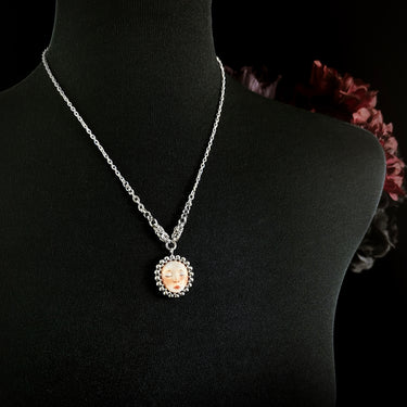 FALL GEMSTONE 2025 Small Porcelain Face Pendant