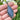 SUMMER GEMSTONE 2025 Dumortierite Kite with Winged Skull Pendant Attachment
