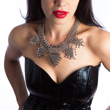 ONE OF A KIND Tribal Triangles Necklace
