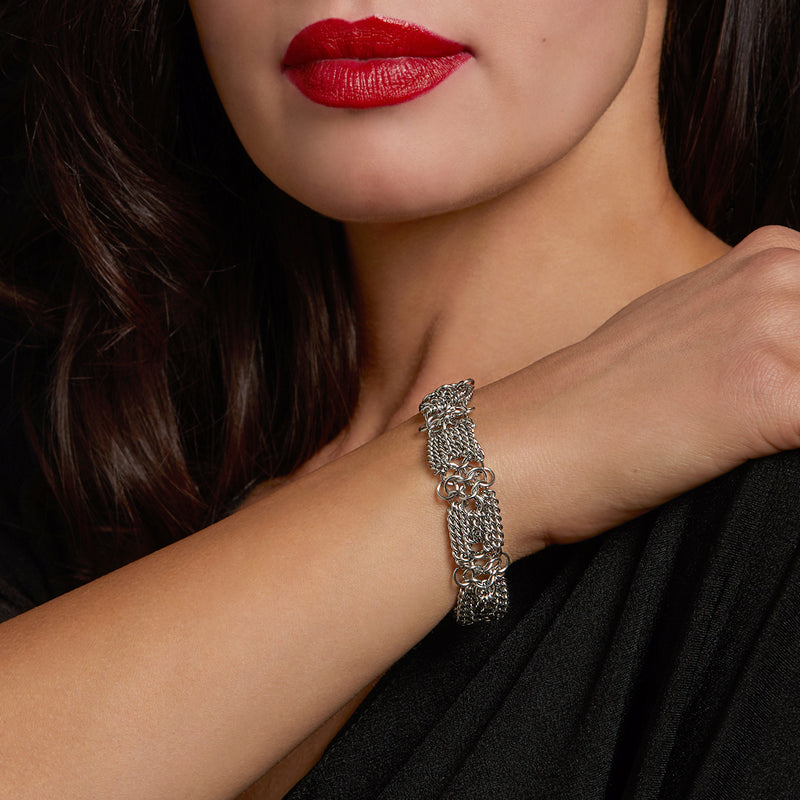 SLINKY 7-Rosette Bracelet