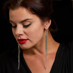 SLINKY Shoulder Duster Chain Earrings