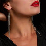 SLINKY Shoulder Duster Chain Earrings