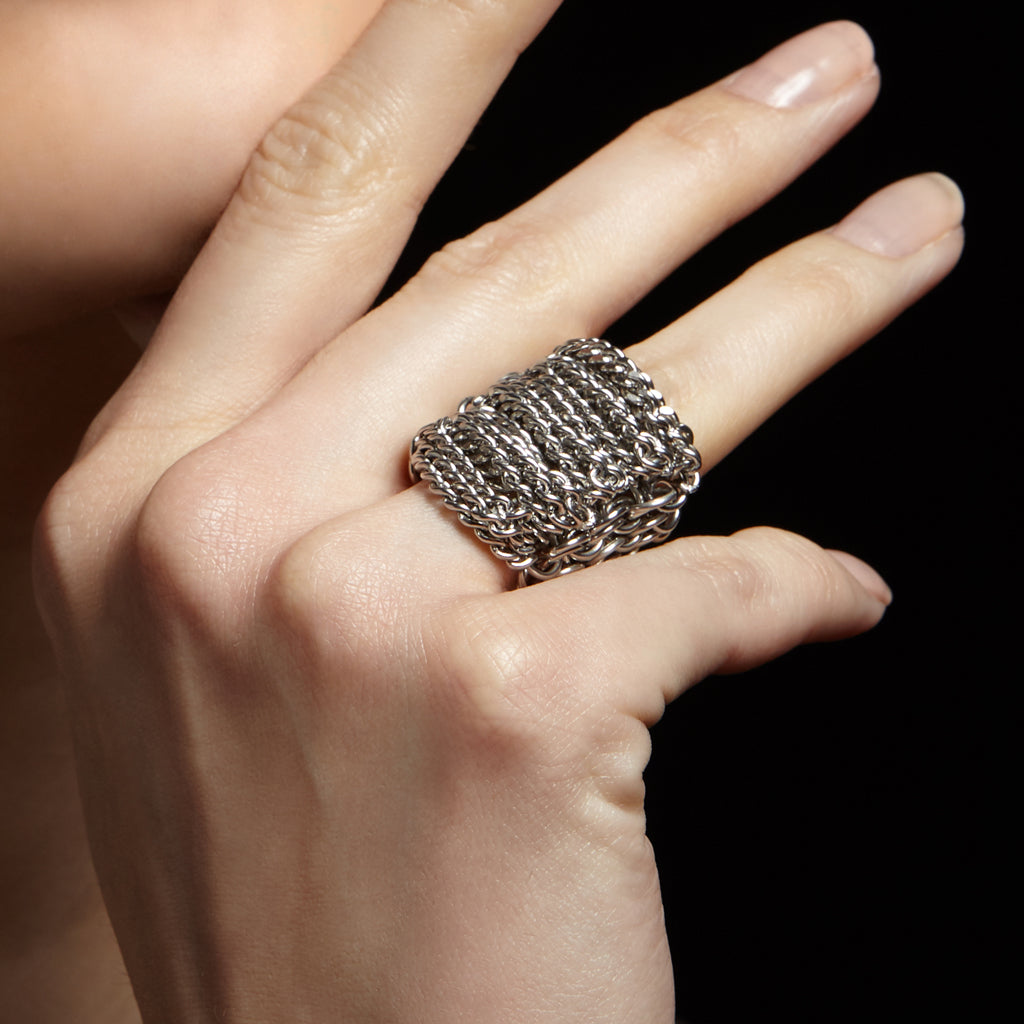SLINKY Tall Chain Section Ring – Rapt In Maille