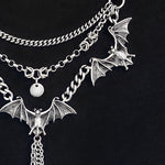 ROGUE Triple Bat Necklace
