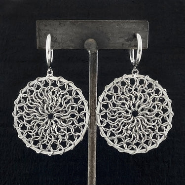 GAUGED Large Round Screen Earrings