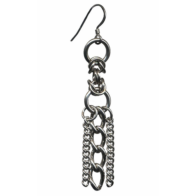 GLAM Box & 3-Chain Drop Earrings