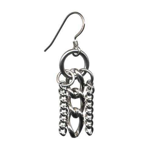 GLAM 3-Chain Earrings