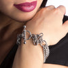 GOTHIC Multi-Chain, Diamonds, and Toggle Bracelet