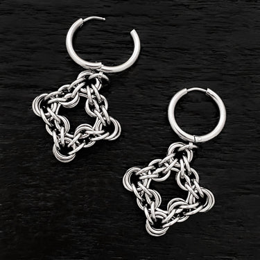 GAUGED Gothic Diamond Earrings