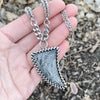 GEMSTONE Gray Jasper Claw Pendant