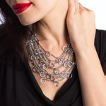 HALO 9-Chain Charm Necklace