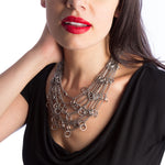 HALO 9-Chain Charm Necklace