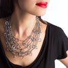 HALO 9-Chain Charm Necklace