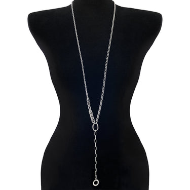 METAL X-Long Asymmetrical Y Necklace