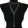 METAL X-Long Asymmetrical Y Necklace