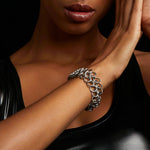 LUXE 2-Row Rope-Textured Bracelet