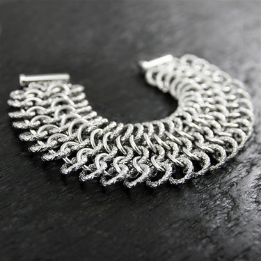 LUXE 3-Row Cuff Bracelet