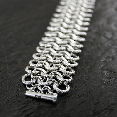 LUXE 3-Row Cuff Bracelet