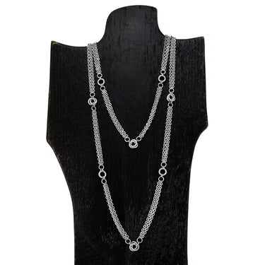 LUXE Extra-Long Nest & Chain Necklace