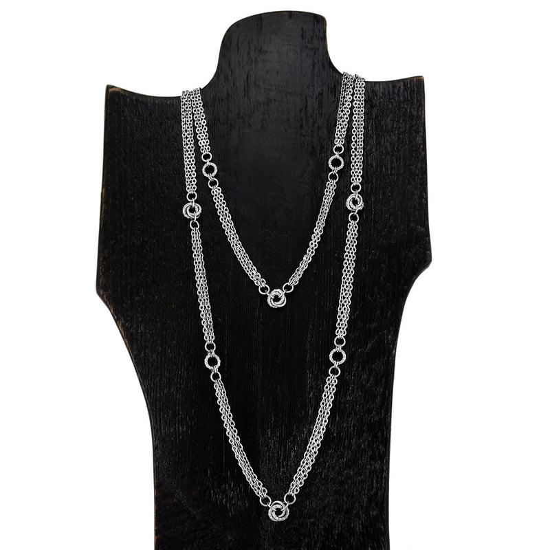 LUXE Extra-Long Nest & Chain Necklace