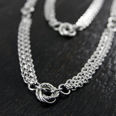 LUXE Extra-Long Nest & Chain Necklace
