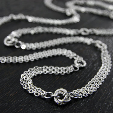 LUXE Extra-Long Nest & Chain Necklace