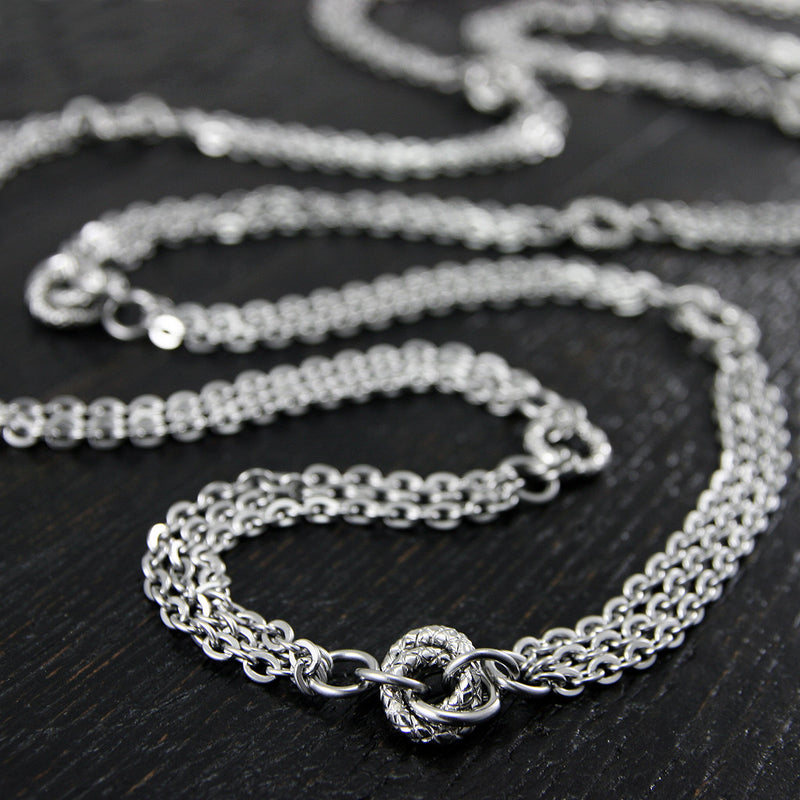 LUXE Extra-Long Nest & Chain Necklace