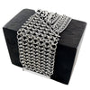 METAL Half & Half Multi-Chain Cuff Bracelet