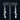 METAL Triple Disk Chain Earrings