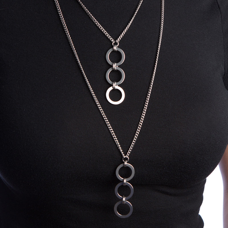 METAL Triple Flat Link Lariat