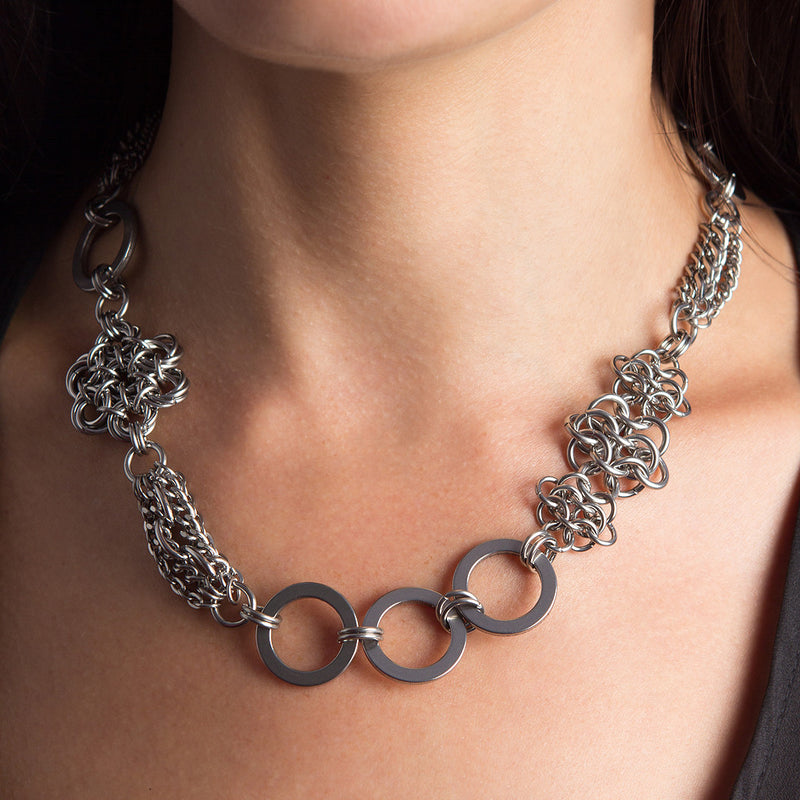 METAL Short Mashup Necklace
