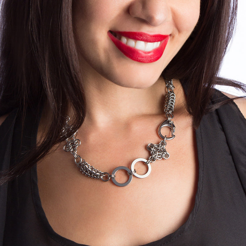 METAL Short Mashup Necklace