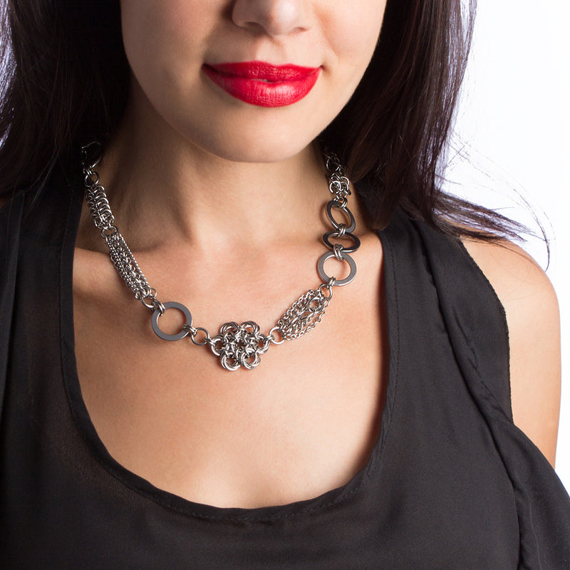 METAL Short Mashup Necklace